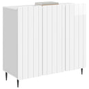 vidaXL Széf Magasfényű Fehér 89 x 34,5 x 82 cm Szerelt Fa