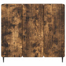 vidaXL Széf Füstös Tölgy 89 x 34,5 x 82 cm Szerelt Fa