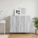 vidaXL Széf Szürke Sonoma 89 x 34,5 x 82 cm Szerelt Fa