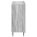vidaXL Széf Szürke Sonoma 89 x 34,5 x 82 cm Szerelt Fa