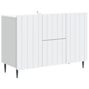 vidaXL Széf Fehér 89 x 34,5 x 62 cm Szerelt Fa