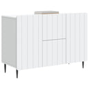 vidaXL Széf Fehér 89 x 34,5 x 62 cm Szerelt Fa