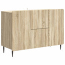 vidaXL Széf fiókkal Sonoma Tölgy 89 x 34,5 x 62 cm Szerelt Fa