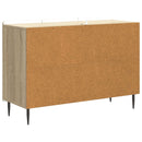 vidaXL Széf fiókkal Sonoma Tölgy 89 x 34,5 x 62 cm Szerelt Fa