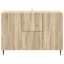 vidaXL Széf fiókkal Sonoma Tölgy 89 x 34,5 x 62 cm Szerelt Fa