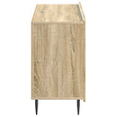 vidaXL Széf fiókkal Sonoma Tölgy 89 x 34,5 x 62 cm Szerelt Fa