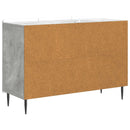 vidaXL Széf fiókkal Betonszürke 89 x 34,5 x 62 cm Szerelt Fa