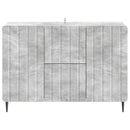 vidaXL Széf fiókkal Betonszürke 89 x 34,5 x 62 cm Szerelt Fa
