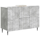 vidaXL Széf fiókkal Betonszürke 89 x 34,5 x 62 cm Szerelt Fa