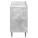 vidaXL Széf fiókkal Betonszürke 89 x 34,5 x 62 cm Szerelt Fa