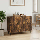 vidaXL Széf fiókkal Füstös Tölgy 89 x 34,5 x 62 cm Szerelt Fa