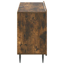 vidaXL Széf fiókkal Füstös Tölgy 89 x 34,5 x 62 cm Szerelt Fa