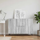 vidaXL Széf fiókkal Szürke Sonoma 89 x 34,5 x 62 cm Szerelt Fa