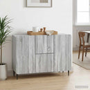 vidaXL Széf fiókkal Szürke Sonoma 89 x 34,5 x 62 cm Szerelt Fa
