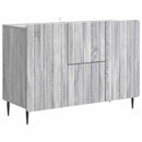 vidaXL Széf fiókkal Szürke Sonoma 89 x 34,5 x 62 cm Szerelt Fa