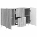 vidaXL Széf fiókkal Szürke Sonoma 89 x 34,5 x 62 cm Szerelt Fa