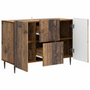 vidaXL Széf fiókkal Antik Fa 89 x 34,5 x 62 cm Szerelt Fa