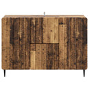 vidaXL Széf fiókkal Antik Fa 89 x 34,5 x 62 cm Szerelt Fa