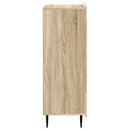 vidaXL Széf fiókkal Sonoma Tölgy 66 x 34,5 x 97 cm Szerelt Fa