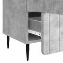 vidaXL Széf fiókkal Betonszürke 66 x 34,5 x 97 cm Szerelt Fa