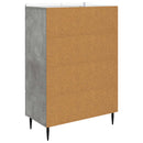 vidaXL Széf fiókkal Betonszürke 66 x 34,5 x 97 cm Szerelt Fa