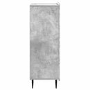 vidaXL Széf fiókkal Betonszürke 66 x 34,5 x 97 cm Szerelt Fa