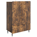 vidaXL Széf Füstös Tölgy 66 x 34,5 x 97 cm Szerelt Fa
