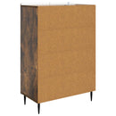 vidaXL Széf Füstös Tölgy 66 x 34,5 x 97 cm Szerelt Fa