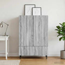 vidaXL Széf Szürke Sonoma 66 x 34,5 x 97 cm Szerelt Fa