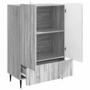 vidaXL Széf Szürke Sonoma 66 x 34,5 x 97 cm Szerelt Fa