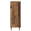 vidaXL Széf fiókkal Antik Fa 66 x 34,5 x 97 cm Szerelt Fa