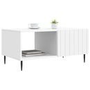 vidaXL Dohányzóasztal Fehér 90 x 50 x 40 cm Szerelt Fa