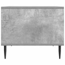 vidaXL Dohányzóasztal Betonszürke 90 x 50 x 40 cm Szerelt Fa