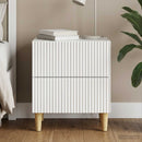 vidaXL Éjjeliszekrény fiókkal Fehér 43 x 34,5 x 48 cm Szerelt Fa