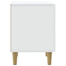 vidaXL Éjjeliszekrény fiókkal Fehér 43 x 34,5 x 48 cm Szerelt Fa