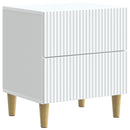 vidaXL Éjjeliszekrény 2 db Fehér 43 x 34,5 x 48 cm Szerelt Fa