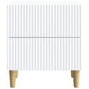 vidaXL Éjjeliszekrény 2 db Fehér 43 x 34,5 x 48 cm Szerelt Fa