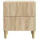 vidaXL Éjjeliszekrény 2 pcs Sonoma Tölgy 43 x 34,5 x 48 cm Szerelt Fa