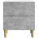 vidaXL Éjjeliszekrény 2 pcs Betonszürke 43 x 34,5 x 48 cm Szerelt Fa