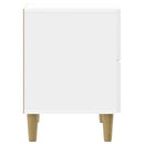 vidaXL Éjjeliszekrény 2 db Magasfényű Fehér 43 x 34,5 x 48 cm