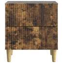 vidaXL Éjjeliszekrény 2 pcs Füstös Tölgy 43 x 34,5 x 48 cm Szerelt Fa