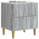 vidaXL Éjjeliszekrény 2 pcs Szürke Sonoma 43 x 34,5 x 48 cm Szerelt Fa