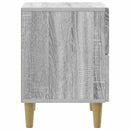 vidaXL Éjjeliszekrény 2 pcs Szürke Sonoma 43 x 34,5 x 48 cm Szerelt Fa