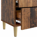 vidaXL Éjjeliszekrény Antik Fa 43 x 34,5 x 48 cm Szerelt Fa