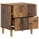 vidaXL Éjjeliszekrény Antik Fa 43 x 34,5 x 48 cm Szerelt Fa