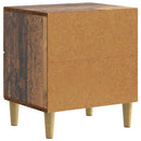 vidaXL Éjjeliszekrény Antik Fa 43 x 34,5 x 48 cm Szerelt Fa
