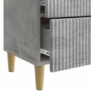vidaXL Éjjeliszekrény fiókkal Betonszürke 62 x 34,5 x 48 cm Szerelt Fa