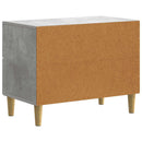 vidaXL Éjjeliszekrény fiókkal Betonszürke 62 x 34,5 x 48 cm Szerelt Fa
