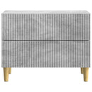 vidaXL Éjjeliszekrény fiókkal Betonszürke 62 x 34,5 x 48 cm Szerelt Fa