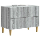 vidaXL Éjjeliszekrény Szürke Sonoma 62 x 34,5 x 48 cm Szerelt Fa